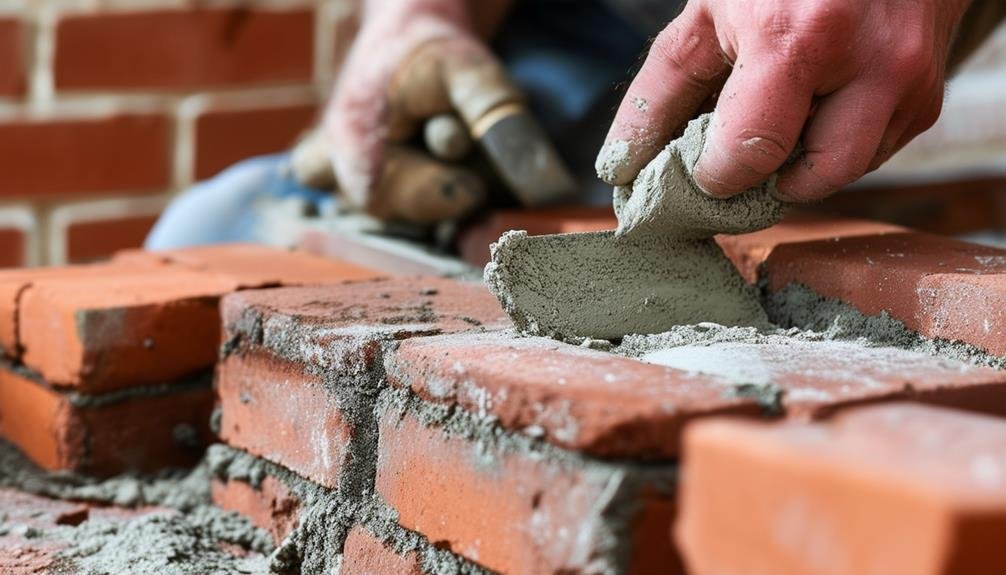 repairing brick mortar joints