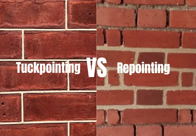 Tuckpointing vs Repointing