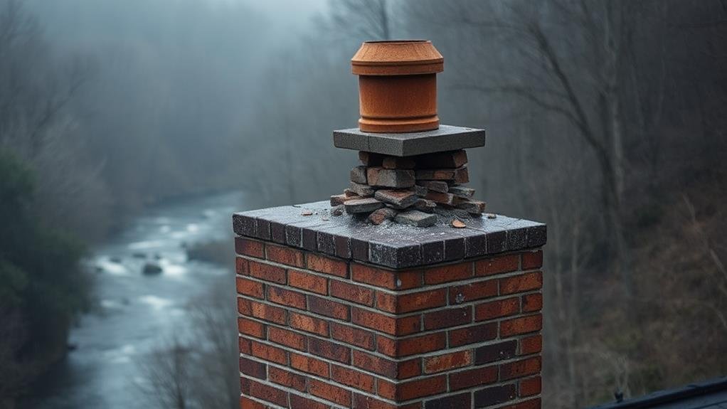 chimney damage indications checklist