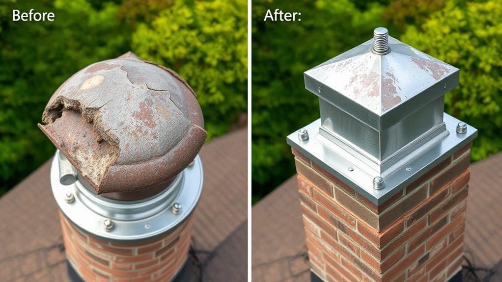 essential chimney cap repair