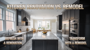 Kitchen Renovation vs. Remodel